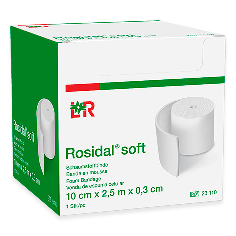Atadura Compressiva Espuma Rosidal Soft - Lohmann & Rauscher 1 Atadura Compressiva Espuma Rosidal Soft - Lohmann & Rauscher