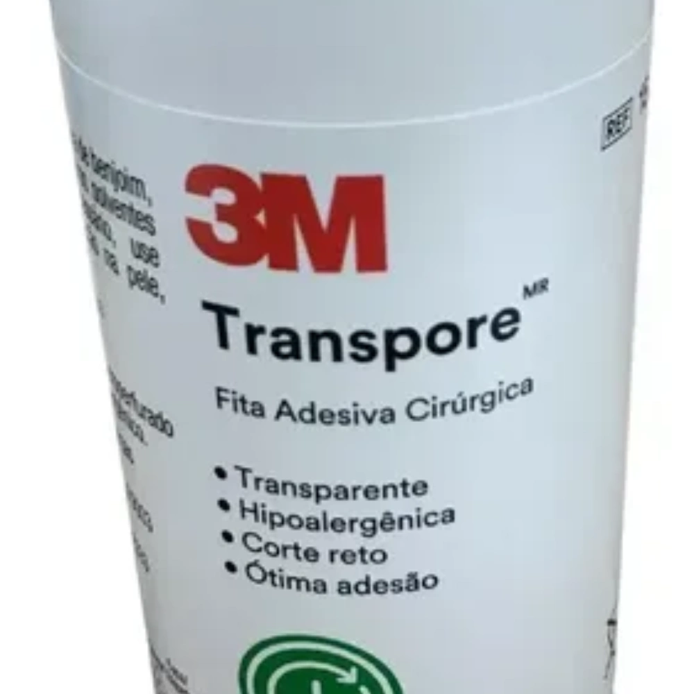 Fita Adesiva Cirúrgica Transpore Microperfurada - 3M 5 Fita Adesiva Cirúrgica Transpore Microperfurada - 3M – imagem 5 de 5
