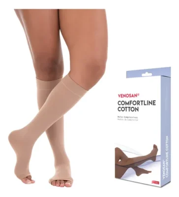 Meia de Compressão Comfortline Cotton 100% Algodão - Venosan