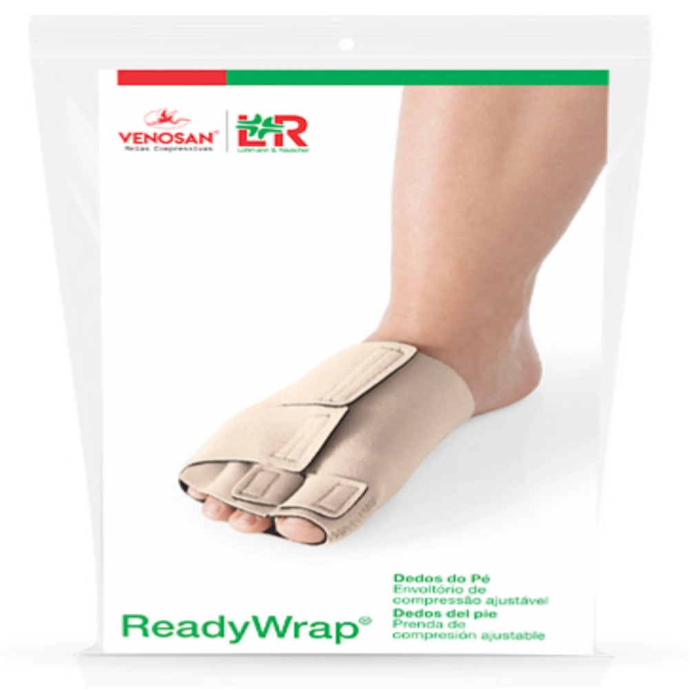 ReadyWrap de Dedos do Pé Envoltório Compressivo - Venosan 1 ReadyWrap de Dedos do Pé Envoltório Compressivo - Venosan