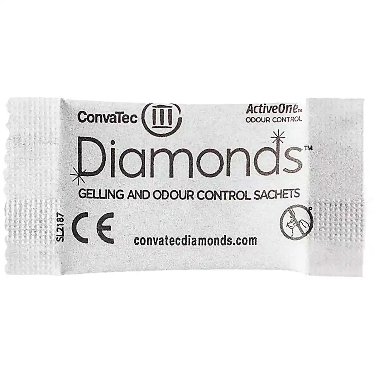 Sachê Gelificador Esenta Diamonds para Colostomia - Convatec 1 Sachê Gelificador Esenta Diamonds para Colostomia - Convatec