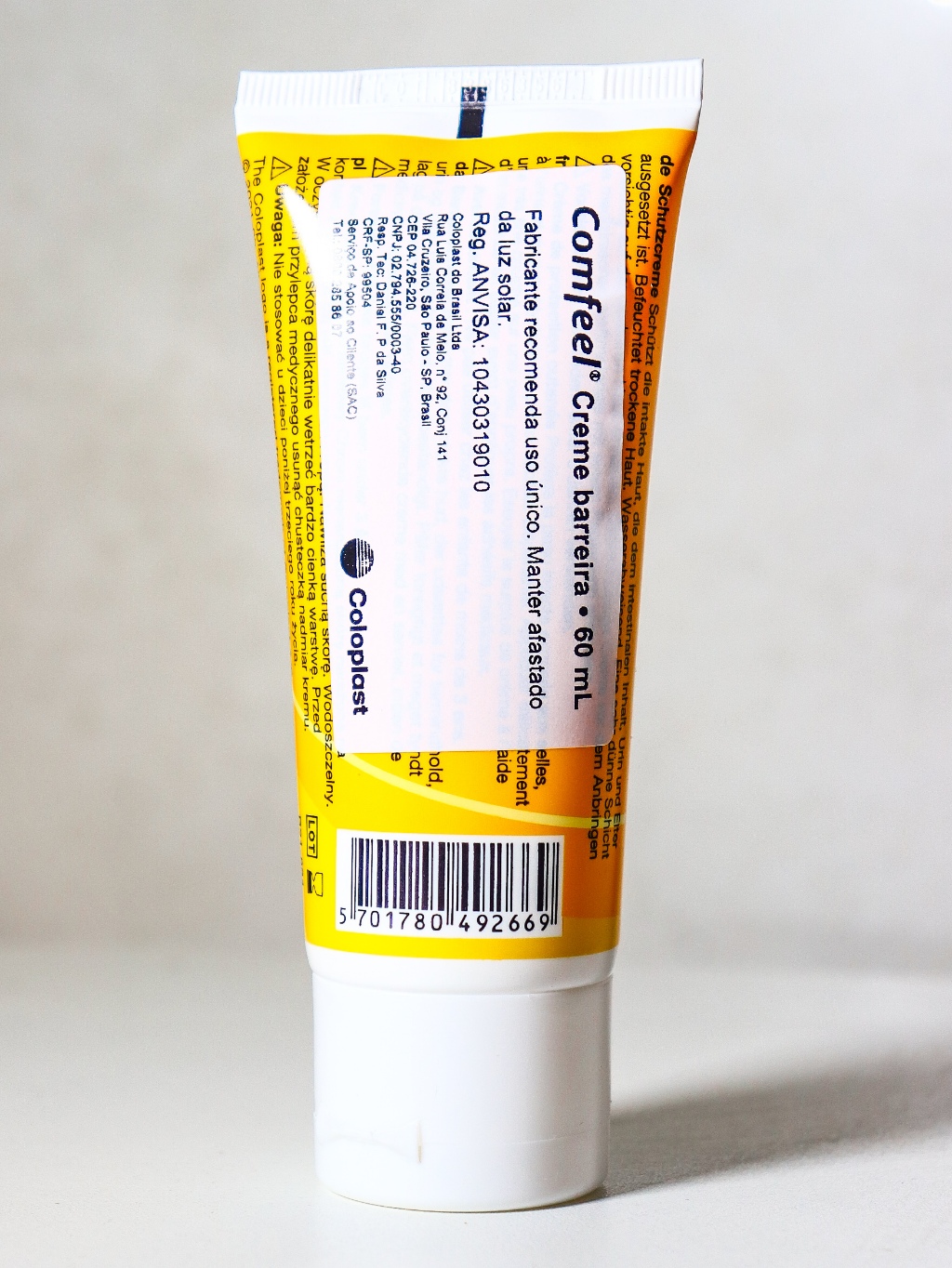 Barreira Protetora da Pele Comfeel em Creme 60ml - Coloplast 5 Barreira Protetora da Pele Comfeel em Creme 60ml - Coloplast – imagem 5 de 5