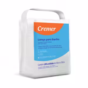 Lenço para Banho no Leito e Higiene Corporal - Cremer