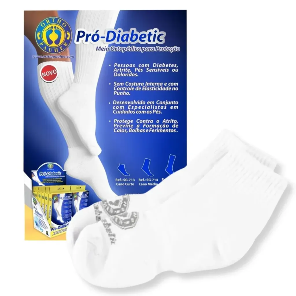 Meia Ortopédica com Proteção Pró-Diabetic - Ortho Pauher 2 Meia Ortopédica com Proteção Pró-Diabetic - Ortho Pauher – imagem 2 de 5