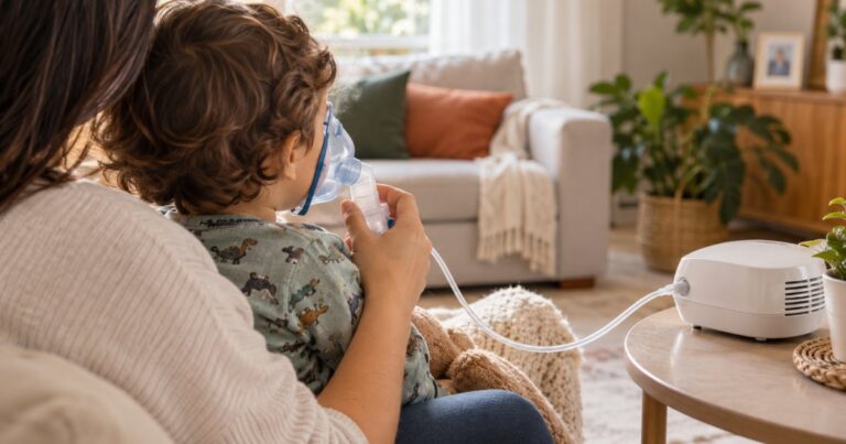 destacada Nebulizador infantil: como usar em casa, passo a passo