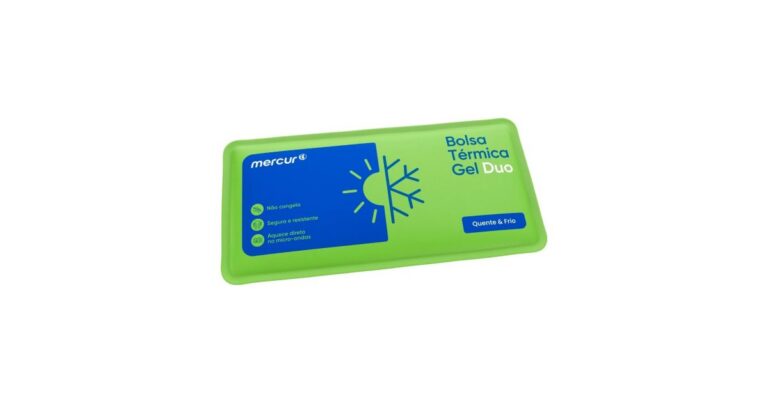 Bolsa quente ou fria para dor muscular