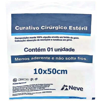 Curativo Cirúrgico Compressa Algodão Estéril BSN - Neve