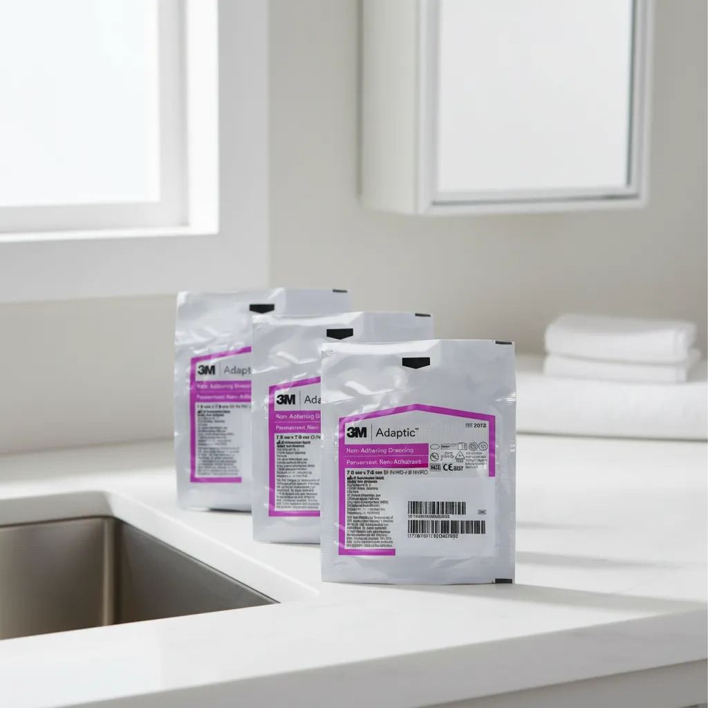 Adaptic Kit com 3un Curativo Não Aderente 7,6 X 7,6cm - 3M 3 Adaptic Kit com 3un Curativo Não Aderente 7,6 X 7,6cm - 3M – imagem 3 de 6