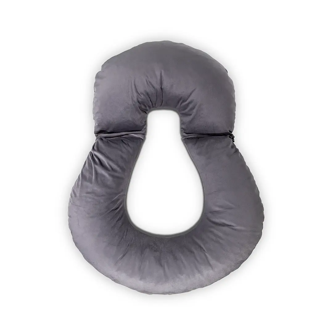 Almofada Multiuso Relax em U Flocos de Espuma - Longevitech 3 Almofada Multiuso Relax em U Flocos de Espuma - Longevitech – imagem 3 de 5