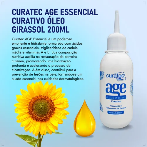 Óleo de Ácidos Graxos Essenciais (AGE) - Curatec 7 Óleo de Ácidos Graxos Essenciais (AGE) - Curatec – imagem 7 de 8