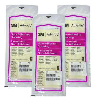 Adaptic Kit 9un (3 Pacotes de 3) Curativo 7,6x20,3cm - 3M