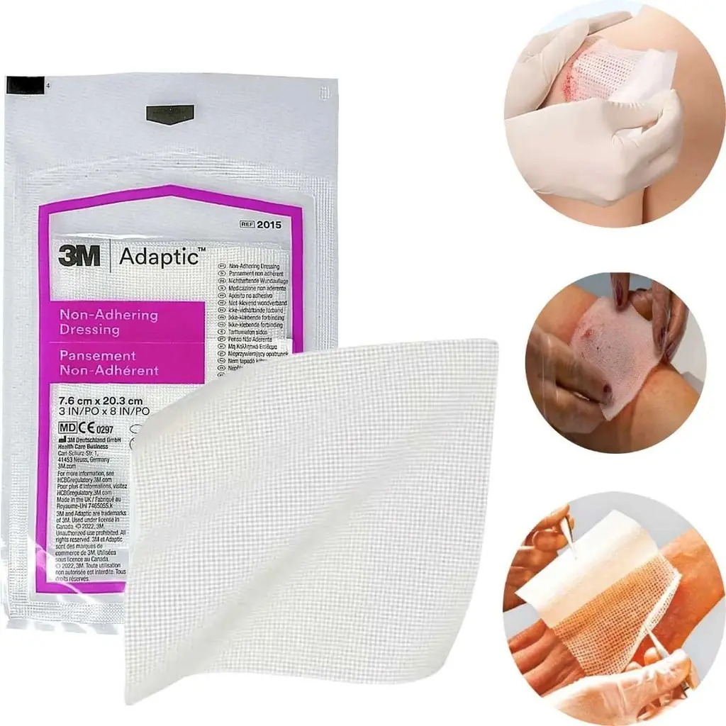 Adaptic Kit com 10un Curativo Não Aderente 7,6 X 20,3cm - 3M 4 Adaptic Kit com 10un Curativo Não Aderente 7,6 X 20,3cm - 3M – imagem 4 de 6