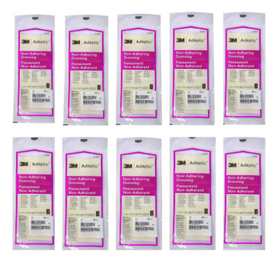 Adaptic Kit 30un (10 Pacotes de 3) Curativo 7,6x20,3cm - 3M