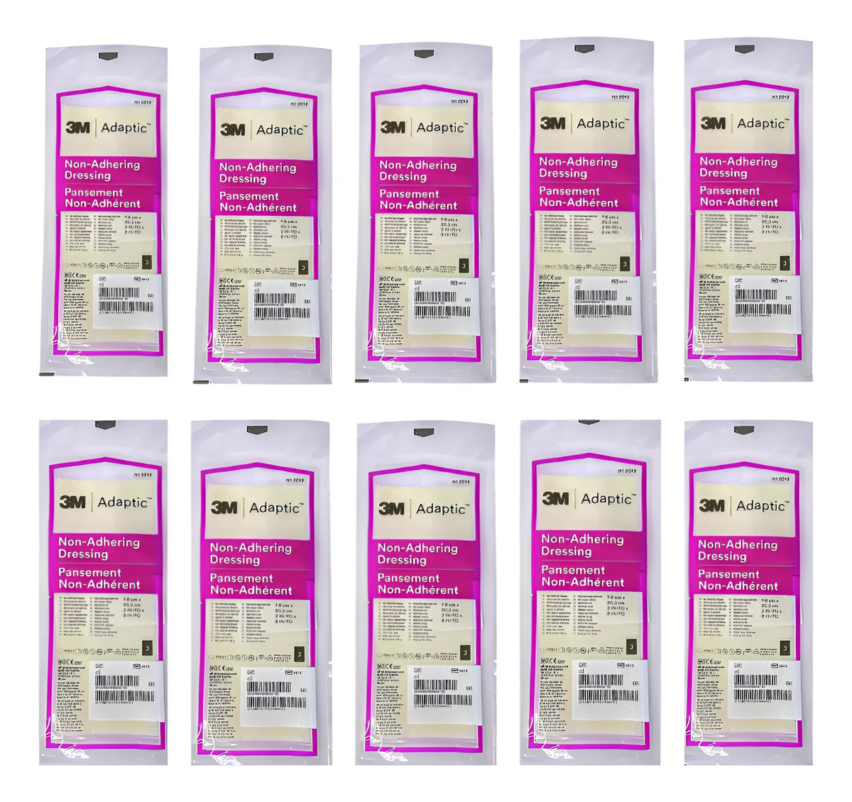 Adaptic Kit 30un (10 Pacotes de 3) Curativo 7,6x20,3cm - 3M 1 Adaptic Kit 30un (10 Pacotes de 3) Curativo 7,6x20,3cm - 3M