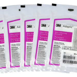 Adaptic Kit com 5un Curativo Não Aderente 7,6 X 20,3cm - 3M