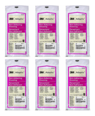 Adaptic Kit 18un (6 Pacotes de 3) Curativo 7,6x20,3cm - 3M