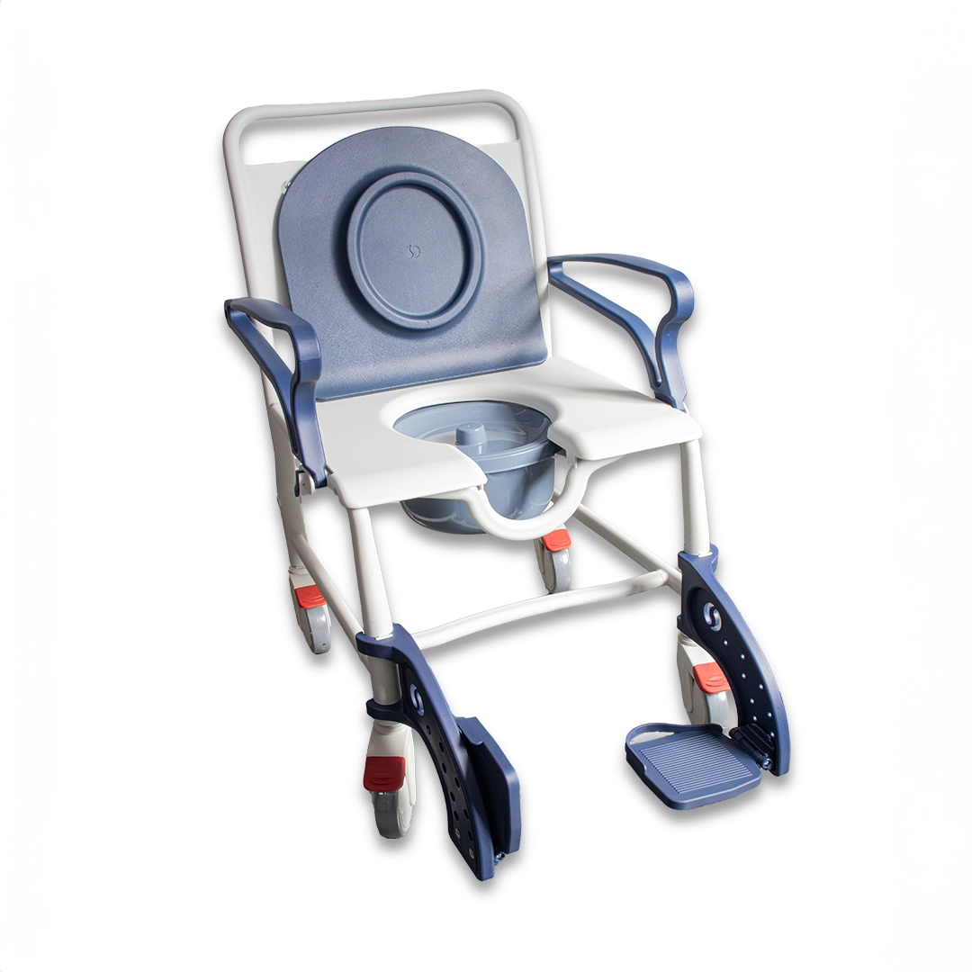 Cadeira de Banho Premium com Rodas 3 em 1 - Longevitech 2 Cadeira de Banho Premium com Rodas 3 em 1 - Longevitech – imagem 2 de 5
