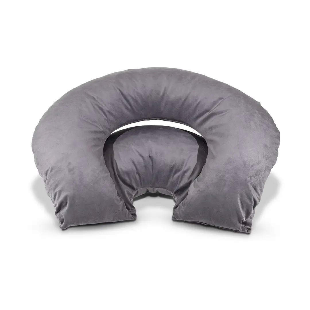 Almofada Multiuso Relax em U Flocos de Espuma - Longevitech 1 Almofada Multiuso Relax em U Flocos de Espuma - Longevitech