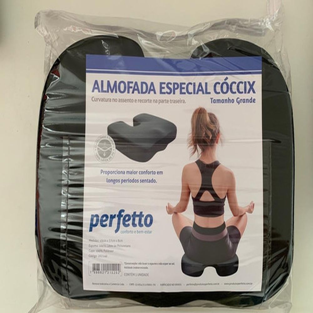 Almofada Ortopédica para Cóccix e Hemorroidas - Perfetto 2 Almofada Ortopédica para Cóccix e Hemorroidas - Perfetto – imagem 2 de 8