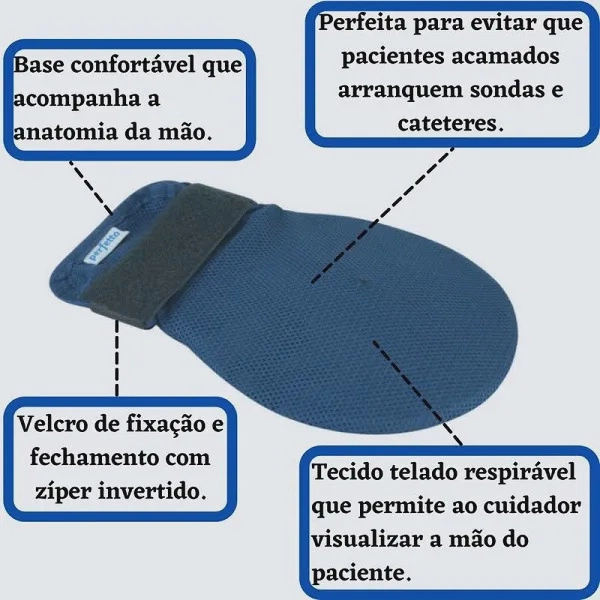 Luva de Contenção e Proteção para Mãos Mobilitta - Perfetto 5 Luva de Contenção e Proteção para Mãos Mobilitta - Perfetto – imagem 5 de 6